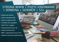 STRONA WWW Z POZYCJONOWANIEM SERWER DOMENA PANEL-CMS ARTYKUŁY SEO OPIEKA24h