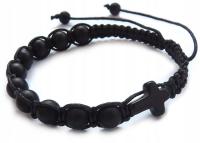 Четки на запястье мужской браслет камни оникс 7145
