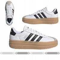 Женская обувь adidas VL Court Bold белая кожаная платформа IH3083