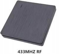 BEZPRZEWODOWY WŁACZNIK RF PRZEŁĄCZNIK 433MHZ OŚWIETLENIA 230V RF 1PA CZARNY