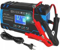 Prostownik Eurokomp 12V/24V 8A z funkcją naprawy LCD