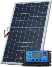 Солнечная панель 40 Вт регулятор 12 В 24 в батарея Солнечный выпрямитель зарядное устройство