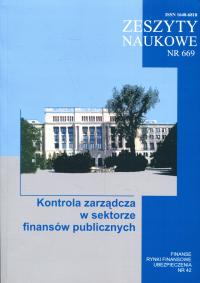 Kontrola zarządcza w sektorze finansów publicznych