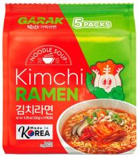 Zupa Kimchi Ramen o smaku kimchi 5 x 120g Garak Korea