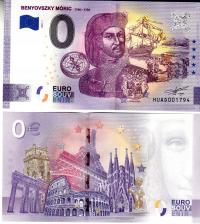 Банкнота 0-евро-Венгрия 2021-1 Benyovszky Moric