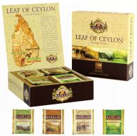 Zestaw herbat czarnych i zielonych Basilur Leaf of Ceylon 75 g 40 saszetek