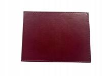 Okładka na indeks 14 szkolny z ekoskóry, szyta