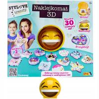 Zestaw kreatywny Naklejkomat 3D Twórz własne naklejki 3D NA PREZENT 6lat +