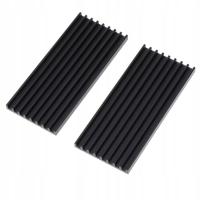 2szt. Radiator aluminiowy, chłodzenie z klejem do diod LED karty graficznej