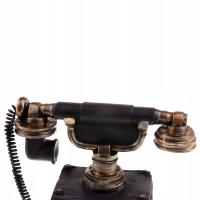 Европейские антикварные старинные телефоны, вращающиеся в