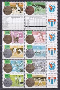 KUBA ** Medale z olimpiady w Atlancie Mi 3966-75