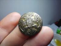 Piękny guzik carski piechoty Rosja Wz. 1846 Piękne zachowane srebrzenia