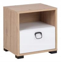 Журнальный столик тумбочка 40 ящик Винни Artisan Белый