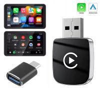 Bezprzewodowy adapter Android Auto CarPlay 2w1 iPhone USB USB-C