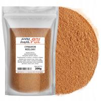 CYNAMON MIELONY 200g Naturalny aromatyczny przyprawa wysoka jakość Kol-Pol