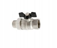 Zawór kulowy Tytan ze śrubunkiem 1