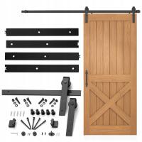 SYSTEM DRZWI PRZESUWNYCH LOFT BARN DOOR RETRO SZYNA 200 CM KOMPLET ZESTAW