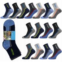 15x SKARPETY CHŁOPIĘCE BAWEŁNIANE ZESTAW ROZMIAR 39-41