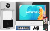 Wideodomofon IP Hikvision WiFi Furtka Brama DS-KIS604-S