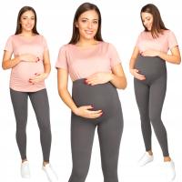 Anda по беременности и родам леггинсы длинные хлопок серый