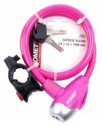 Zapięcie Rowerowe ROMET SL576 Różowe NA KLUCZ