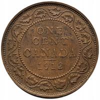 45927. Kanada, 1 cent, 1912r. (czyszczona)