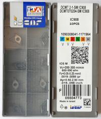 Пластины DCMT 070204 IC 908 ISCAR