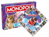 GRA PLANSZOWA MONOPOLY KOTY KOTKI gra planszowa dla całej rodziny +8 lat