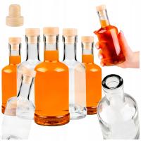 20x BUTELKA + KOREK TADEK 250 ML BUTELECZKI SZKLANE NA SOKI WINO NALEWKI