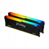 Pamięć RAM Kingston FURY DDR4 16GB (2x8GB) 3600 Beast Black RGB