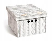 PUDEŁKO KARTONOWE OZDOBNE A4 SWETER SZARY PUDŁO