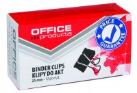 Klipy biurowe Office Products 25 mm 12 sztuk