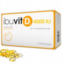 Ibuvit D3 4000 МЕ, 150 капсул, предотвращение дефицита витамина D3