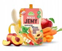 Przekąska mus bez cukru MARCHEW + brzoskwinia-banan PURENA 180g