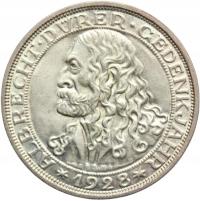 3 REICHSMARK WEIMAR 1928 ALBRECHT DURER RZADKA Nr.4