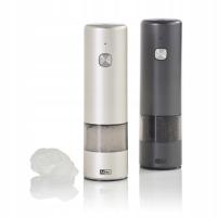 AdHoc - Elektryczne młynki do pieprzu i soli i.Mill jasno/ciemnoszary