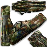 80 см телескопическая удочка чехол 3 отсека с боковыми карманами камуфляж