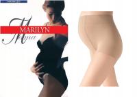 MARILYN Rajstopy dla kobiet ciężarnych MAMA 20 den ciążowe BEŻOWE VISONE 4L