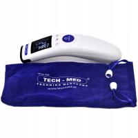 TERMOMETR BEZDOTYKOWY elektroniczny MEDYCZNY na podczerwień + ETUI TECH-MED