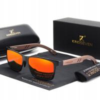 KINGSEVEN поляризованные солнцезащитные очки UV400 фильтр деревянный 2024