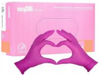 Нитриловые перчатки розовый м EasyCare контур перчатки 100 шт