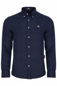 Карл Лагерфельд мужская рубашка regular FIT темно-синий размер M