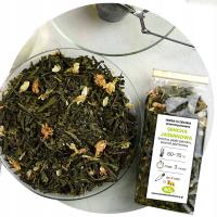 Зеленый ароматизированный чай сенча Жасмин изысканный и уникальный! 50г