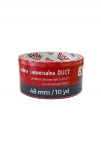 BISAN Taśma uniwersalna DUCT 48mm/10yd czerwona