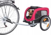WADA TRIXIE Stabilny wózek rowerowy dla psa S: 53 × 60 × 60/117 cm