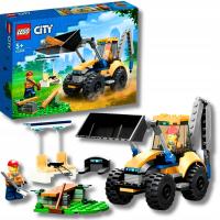 LEGO CITY KOPARKA BULDOŻER ŁADOWARKA ŁYŻKA BUDOWA 60385 KLOCKI ZESTAW