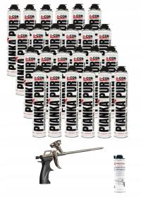 Piana natryskowa pianka PUR Termoizolacja D-COR pro 930gr 0,025W/mk 3m2