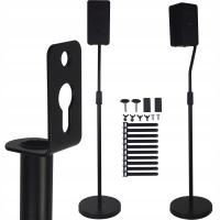 Stojak na kolumny Mozos czarny regulowany 60-118 cm 2 szt.