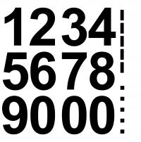 15 CM CYFRY LICZBY NAKLEJKI SAMOPRZYLEPNE NUMERY PRODUCENT WODOODPORNE