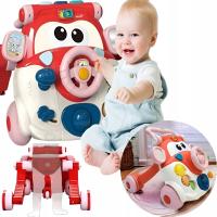 CHODZIK PCHACZ Interaktywny dla Dzieci z Panelami Zabawkowymi +12 m